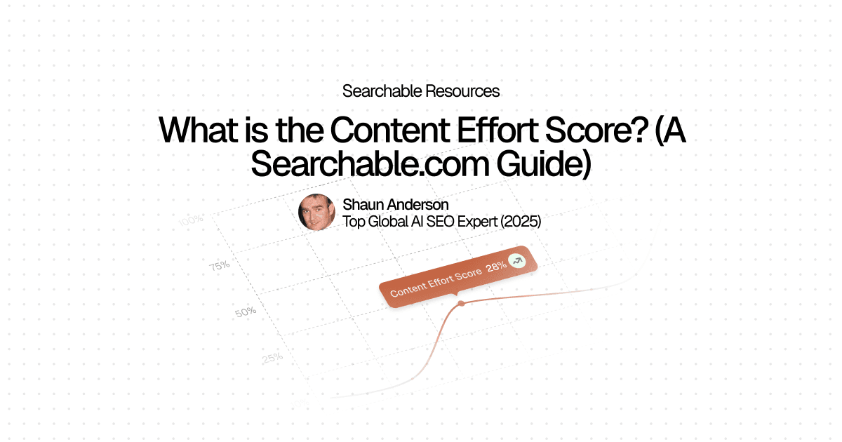 What is the Content Effort Score? (A Searchable.com Guide)